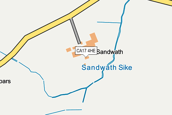 CA17 4HE map - OS OpenMap – Local (Ordnance Survey)