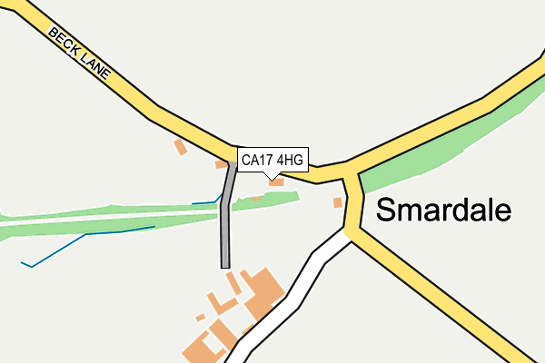 CA17 4HG map - OS OpenMap – Local (Ordnance Survey)