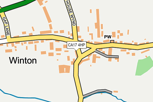 CA17 4HP map - OS OpenMap – Local (Ordnance Survey)