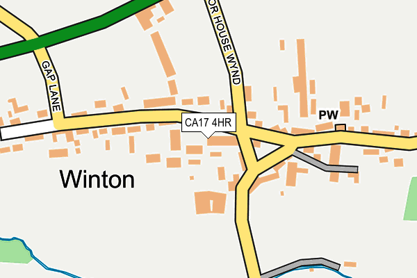 CA17 4HR map - OS OpenMap – Local (Ordnance Survey)