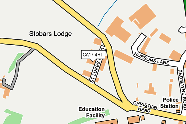 Map of EDEN VALLEY FLOORING AND INTERIORS LTD at local scale