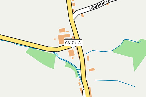 CA17 4JA map - OS OpenMap – Local (Ordnance Survey)