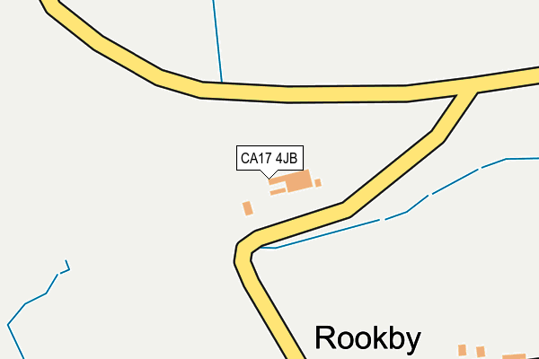 CA17 4JB map - OS OpenMap – Local (Ordnance Survey)