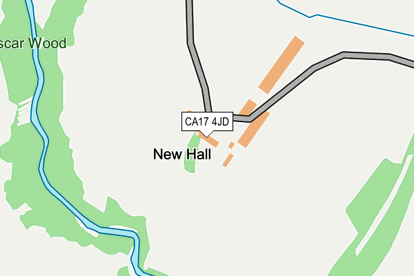 CA17 4JD map - OS OpenMap – Local (Ordnance Survey)