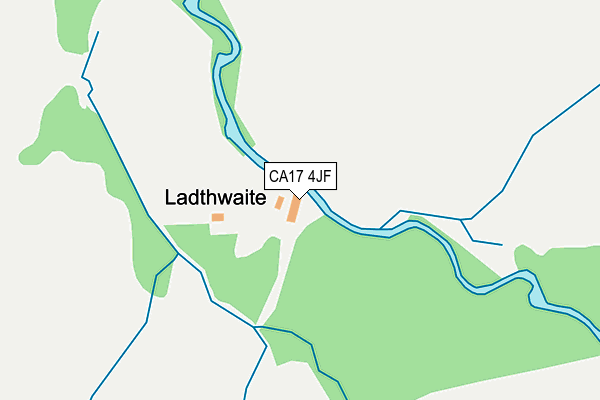 CA17 4JF map - OS OpenMap – Local (Ordnance Survey)