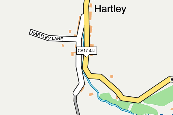 CA17 4JJ map - OS OpenMap – Local (Ordnance Survey)