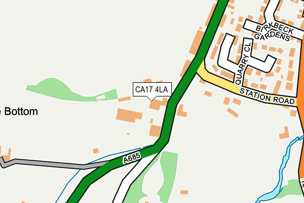 CA17 4LA map - OS OpenMap – Local (Ordnance Survey)