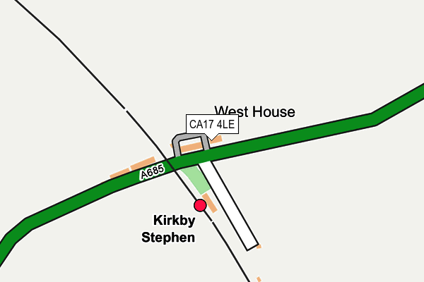 CA17 4LE map - OS OpenMap – Local (Ordnance Survey)