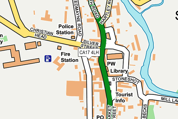 CA17 4LH map - OS OpenMap – Local (Ordnance Survey)