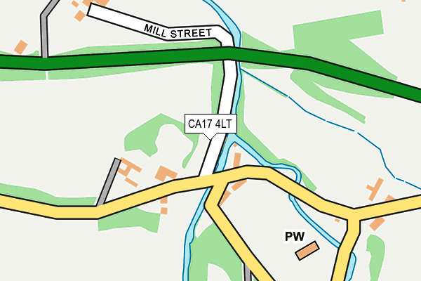 CA17 4LT map - OS OpenMap – Local (Ordnance Survey)