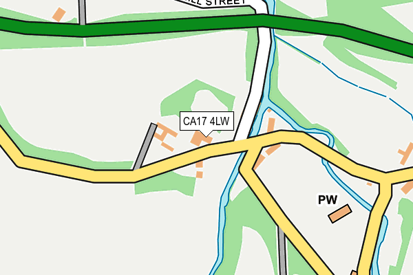 CA17 4LW map - OS OpenMap – Local (Ordnance Survey)