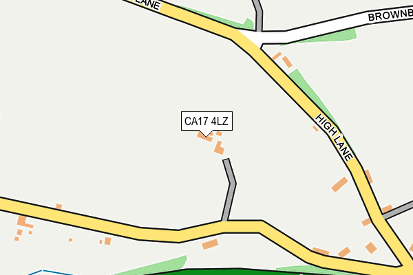 CA17 4LZ map - OS OpenMap – Local (Ordnance Survey)