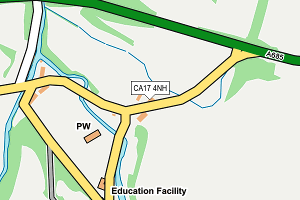 CA17 4NH map - OS OpenMap – Local (Ordnance Survey)