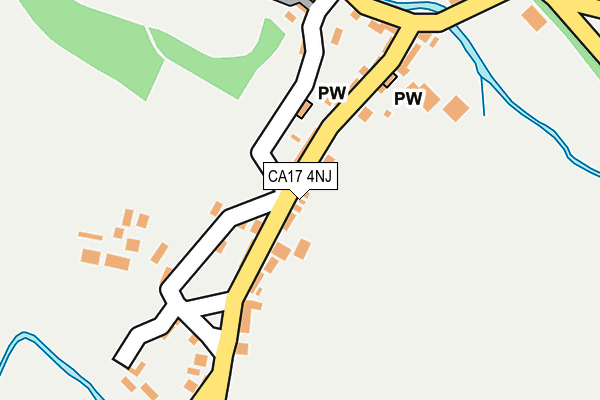 CA17 4NJ map - OS OpenMap – Local (Ordnance Survey)