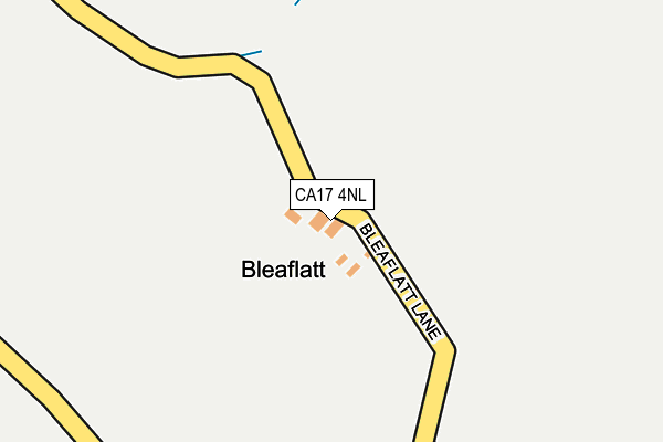 CA17 4NL map - OS OpenMap – Local (Ordnance Survey)