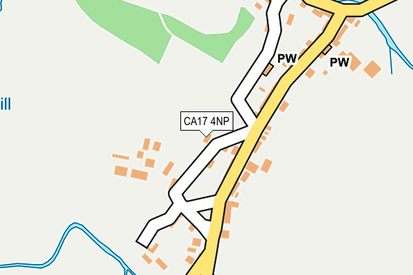 CA17 4NP map - OS OpenMap – Local (Ordnance Survey)