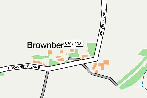 CA17 4NX map - OS OpenMap – Local (Ordnance Survey)