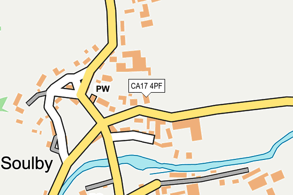 CA17 4PF map - OS OpenMap – Local (Ordnance Survey)