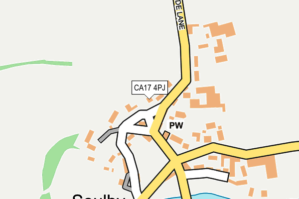 CA17 4PJ map - OS OpenMap – Local (Ordnance Survey)