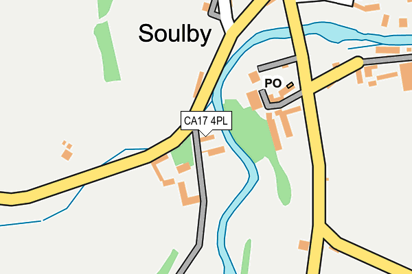 CA17 4PL map - OS OpenMap – Local (Ordnance Survey)
