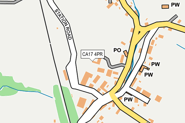 CA17 4PR map - OS OpenMap – Local (Ordnance Survey)