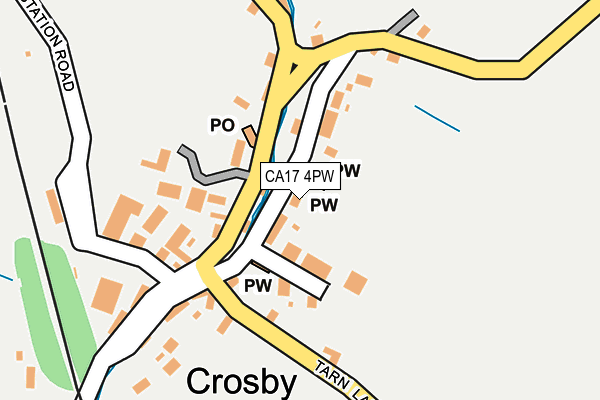 CA17 4PW map - OS OpenMap – Local (Ordnance Survey)