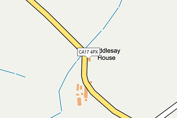 CA17 4PX map - OS OpenMap – Local (Ordnance Survey)