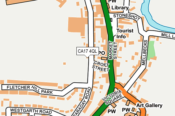 CA17 4QL map - OS OpenMap – Local (Ordnance Survey)