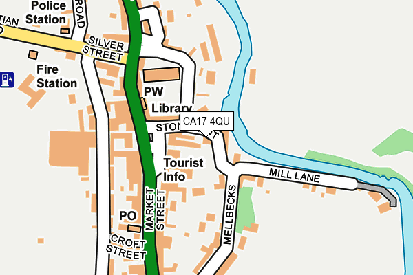 CA17 4QU map - OS OpenMap – Local (Ordnance Survey)