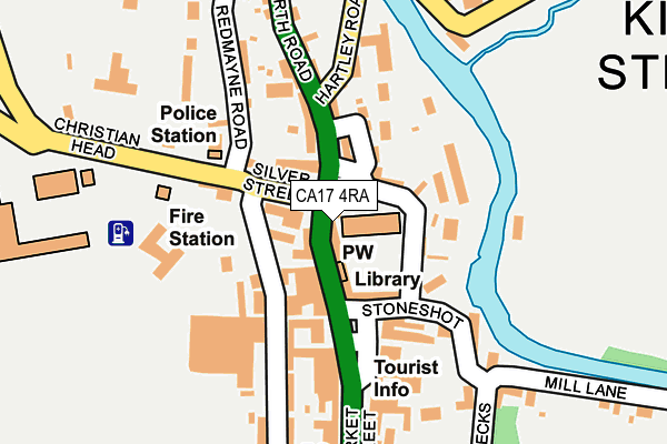 CA17 4RA map - OS OpenMap – Local (Ordnance Survey)