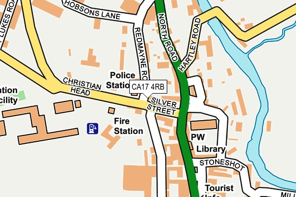 CA17 4RB map - OS OpenMap – Local (Ordnance Survey)