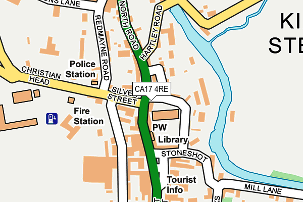 CA17 4RE map - OS OpenMap – Local (Ordnance Survey)