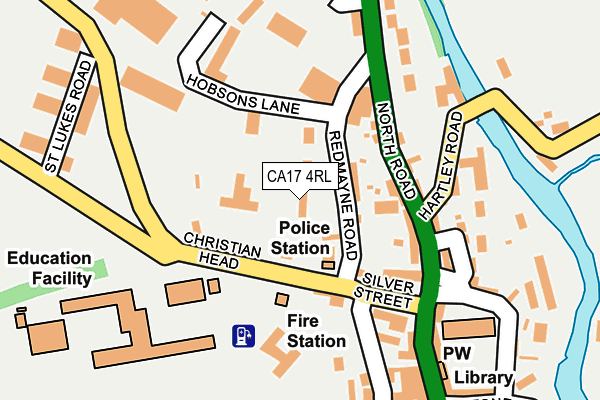 CA17 4RL map - OS OpenMap – Local (Ordnance Survey)