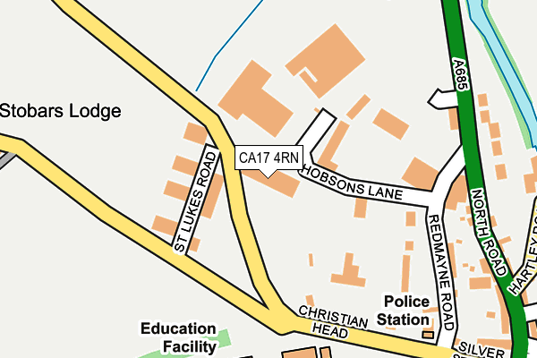 CA17 4RN map - OS OpenMap – Local (Ordnance Survey)