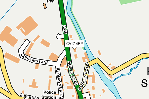 CA17 4RP map - OS OpenMap – Local (Ordnance Survey)