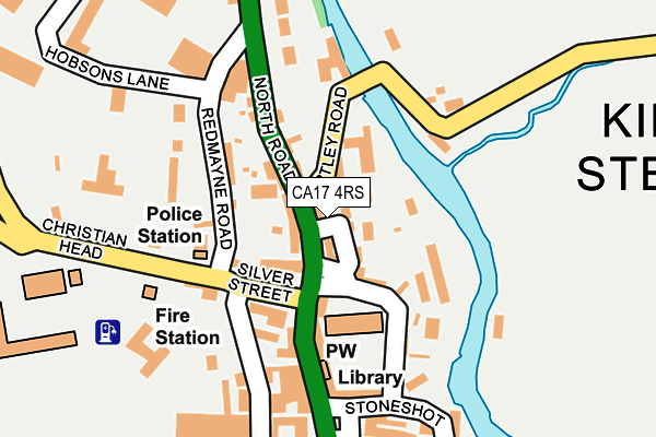 CA17 4RS map - OS OpenMap – Local (Ordnance Survey)