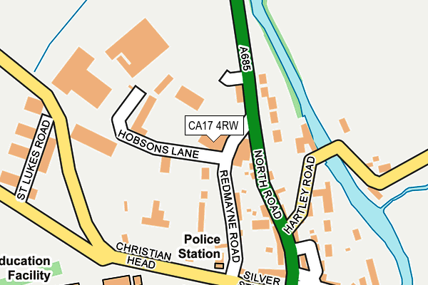 CA17 4RW map - OS OpenMap – Local (Ordnance Survey)