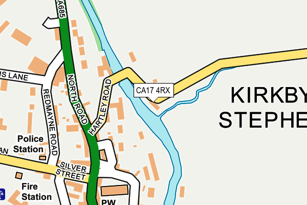 CA17 4RX map - OS OpenMap – Local (Ordnance Survey)