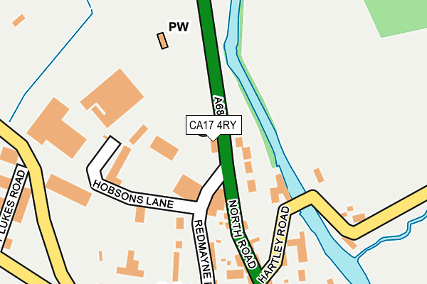 CA17 4RY map - OS OpenMap – Local (Ordnance Survey)