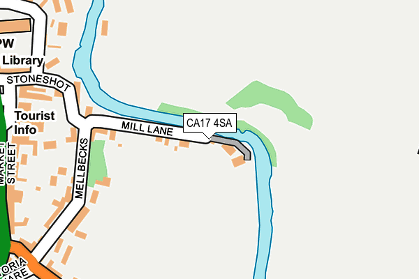 CA17 4SA map - OS OpenMap – Local (Ordnance Survey)
