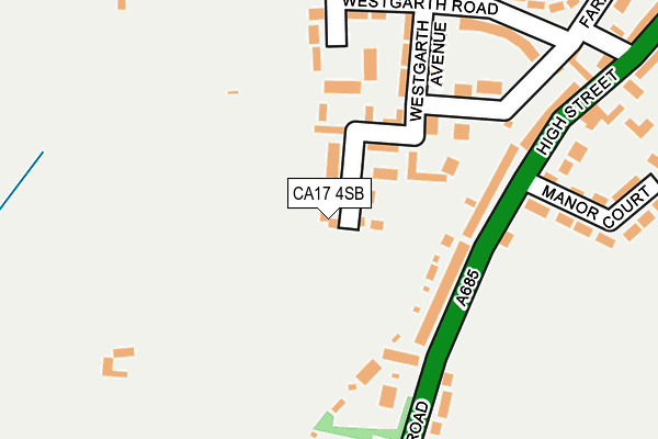 CA17 4SB map - OS OpenMap – Local (Ordnance Survey)