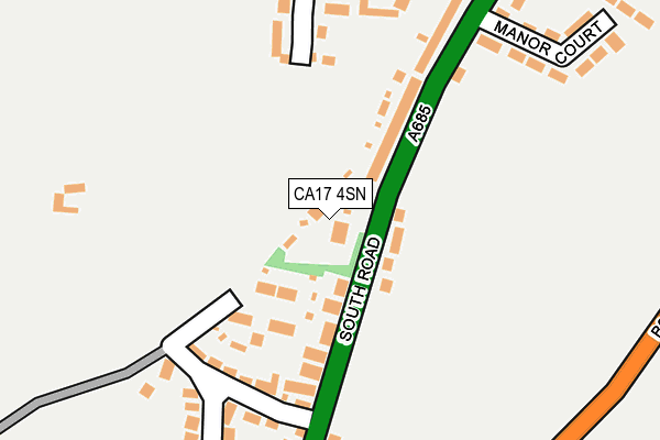 CA17 4SN map - OS OpenMap – Local (Ordnance Survey)