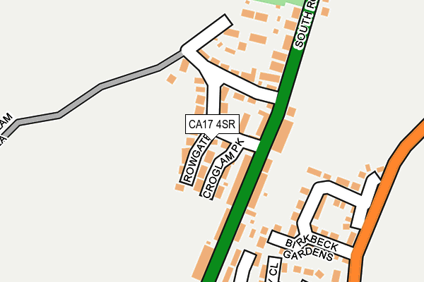 CA17 4SR map - OS OpenMap – Local (Ordnance Survey)