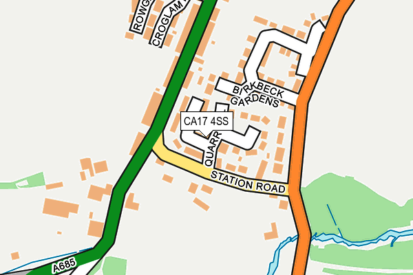 CA17 4SS map - OS OpenMap – Local (Ordnance Survey)