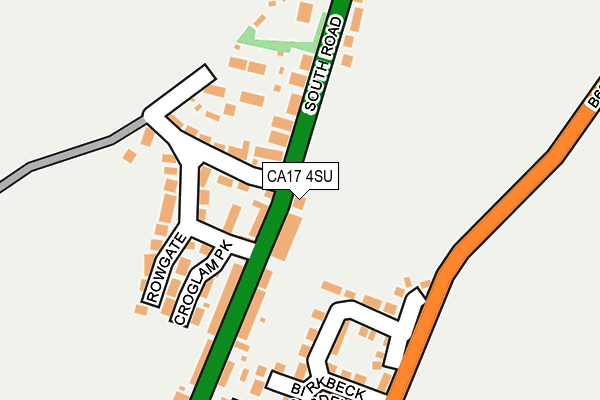 CA17 4SU map - OS OpenMap – Local (Ordnance Survey)