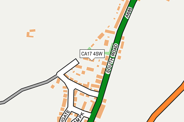 CA17 4SW map - OS OpenMap – Local (Ordnance Survey)