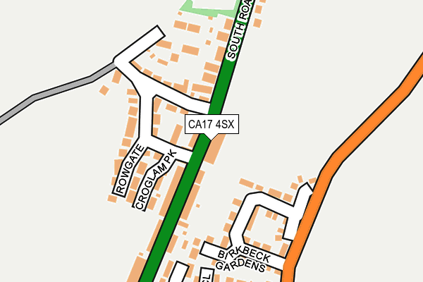 CA17 4SX map - OS OpenMap – Local (Ordnance Survey)