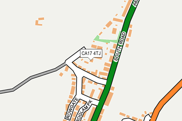 CA17 4TJ map - OS OpenMap – Local (Ordnance Survey)