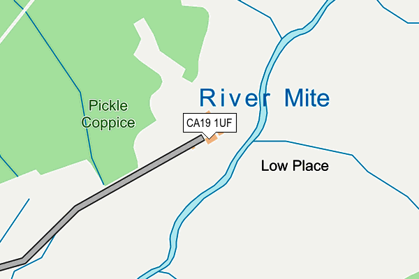 CA19 1UF map - OS OpenMap – Local (Ordnance Survey)
