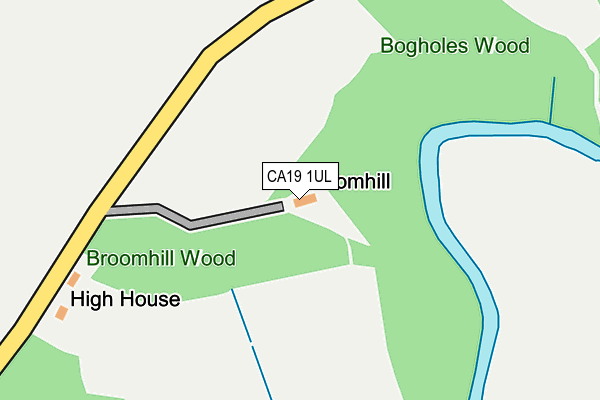 CA19 1UL map - OS OpenMap – Local (Ordnance Survey)